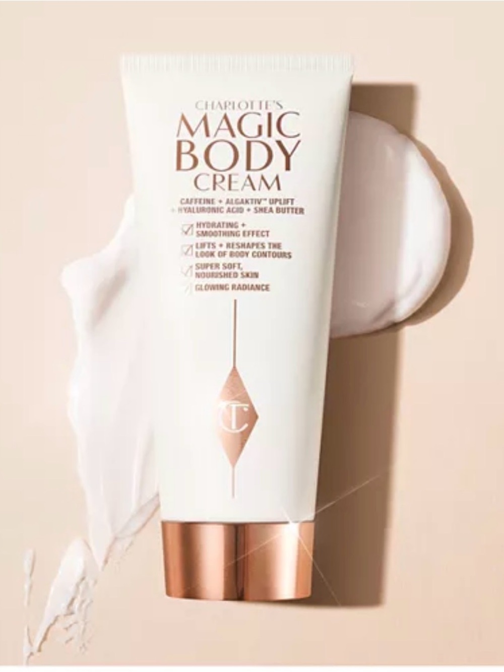 Charlotte's Magic Body Cream 200ml/ 6.7 oz. NWT LARGE BOTTLE